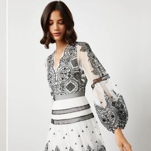 Roselyne Boho Evening Dress